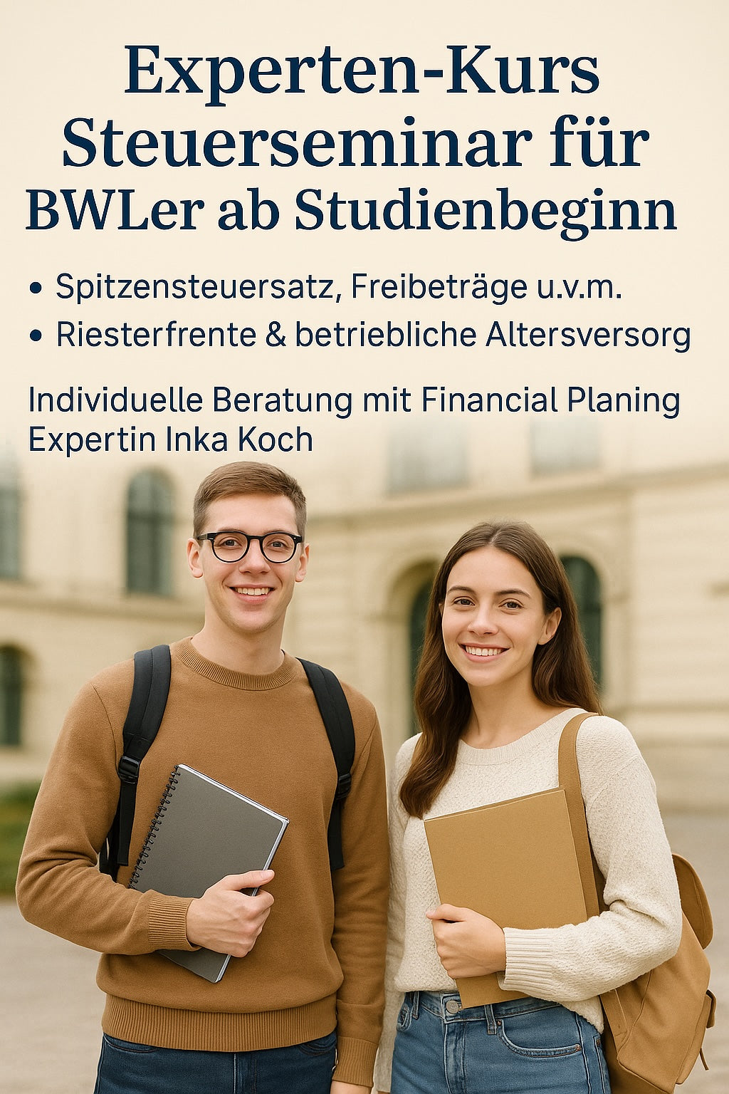 Experten-Kurs: Steuerseminar für BWLer & Juristen ab Studienbeginn
